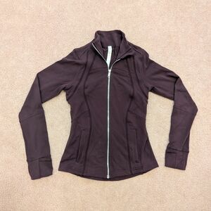 lululemon athletica Define Jacket Wing Mesh - Black Cherry